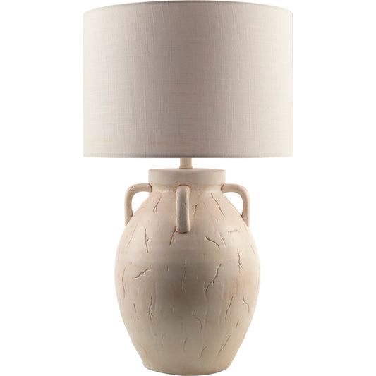 Valmont Accent Table Lamp 626011 by Surya in paintedpainted. Made from ceramic, linen, polyester, resin in a unique style.