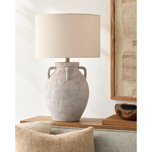 Valmont Accent Table Lamp 626011 by Surya in paintedpainted. Made from ceramic, linen, polyester, resin in a unique style.