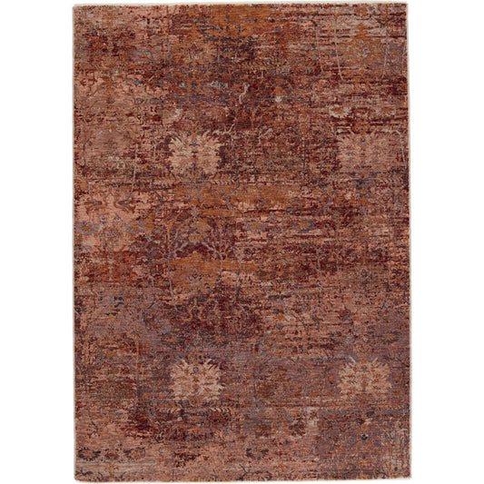 001 SI-1782120,SI-1782121,SI-1782122,SI-1785610,SI-1795341 | Primary Silo | Ozella Rug by Jaipur Living in red, rust. Made from 65% polyester 35% viscose in a unique style.