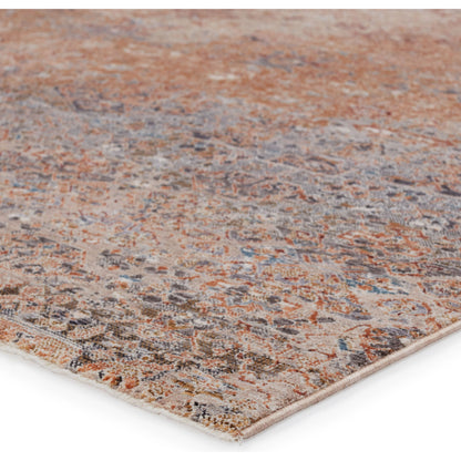 Elianna Rug by Jaipur Living in tan, rust. Made from 65% polyester 35% viscose in a unique style.
