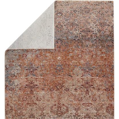 Elianna Rug by Jaipur Living in tan, rust. Made from 65% polyester 35% viscose in a unique style.