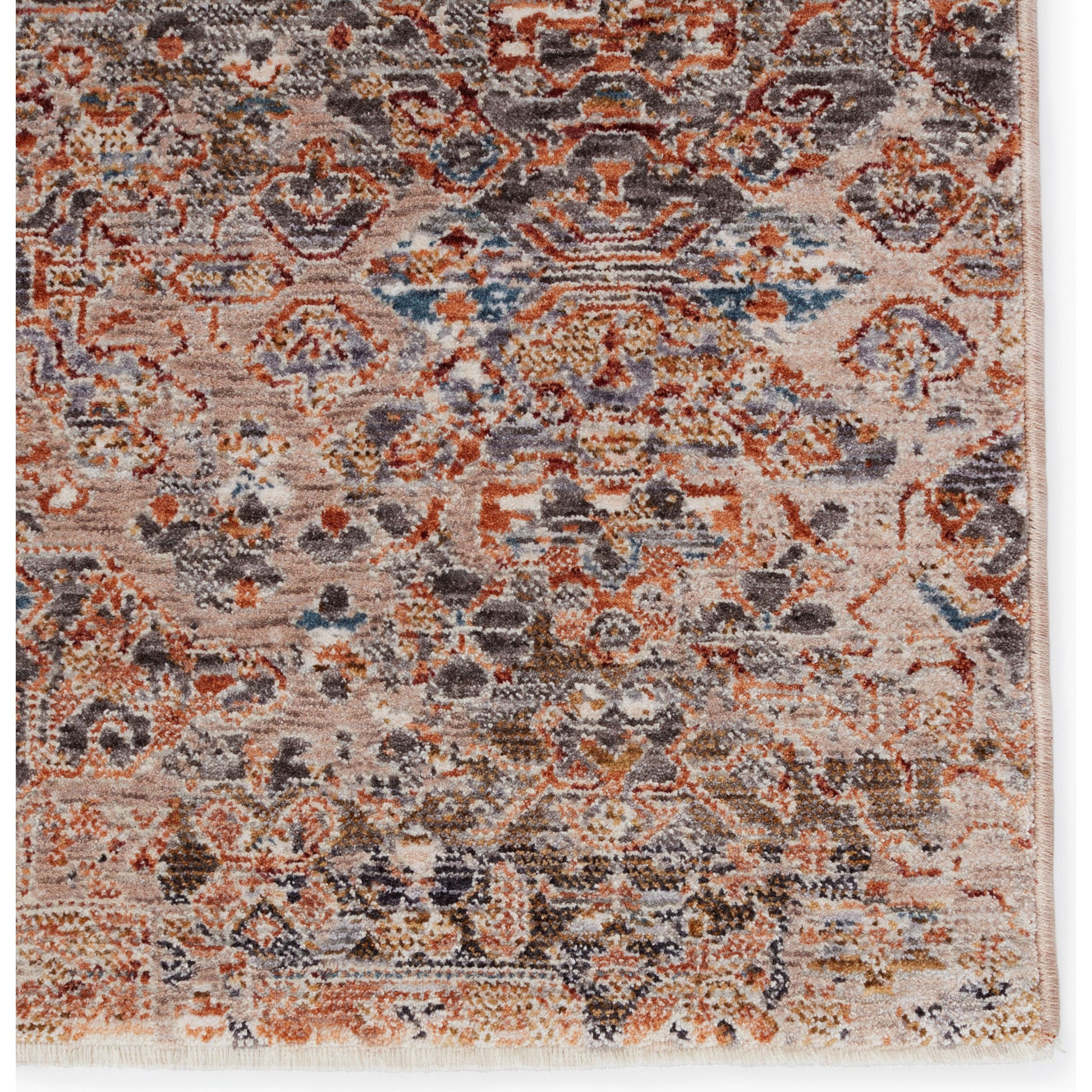 Elianna Rug by Jaipur Living in tan, rust. Made from 65% polyester 35% viscose in a unique style.