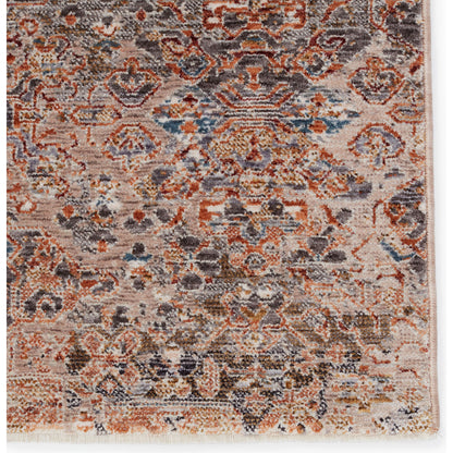 Elianna Rug by Jaipur Living in tan, rust. Made from 65% polyester 35% viscose in a unique style.