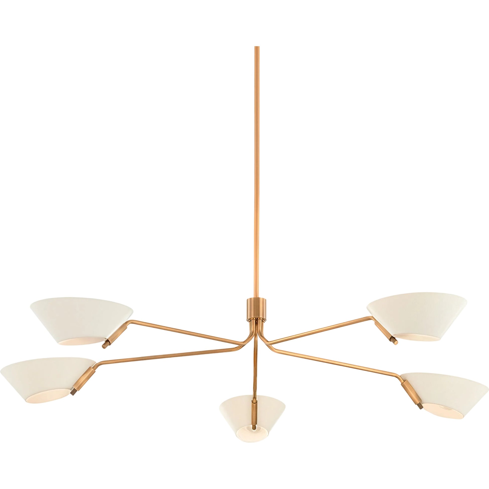 Valenne Chandelier by Surya in white, metallic brass and plated, metallic. Made from iron, glass, metal in a unique style.