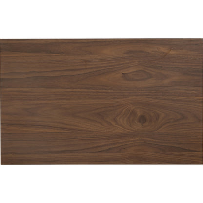 Elon Cabinet by Hooker Furniture in walnut. Made from flat cut walnut veneers in a traditional style.
