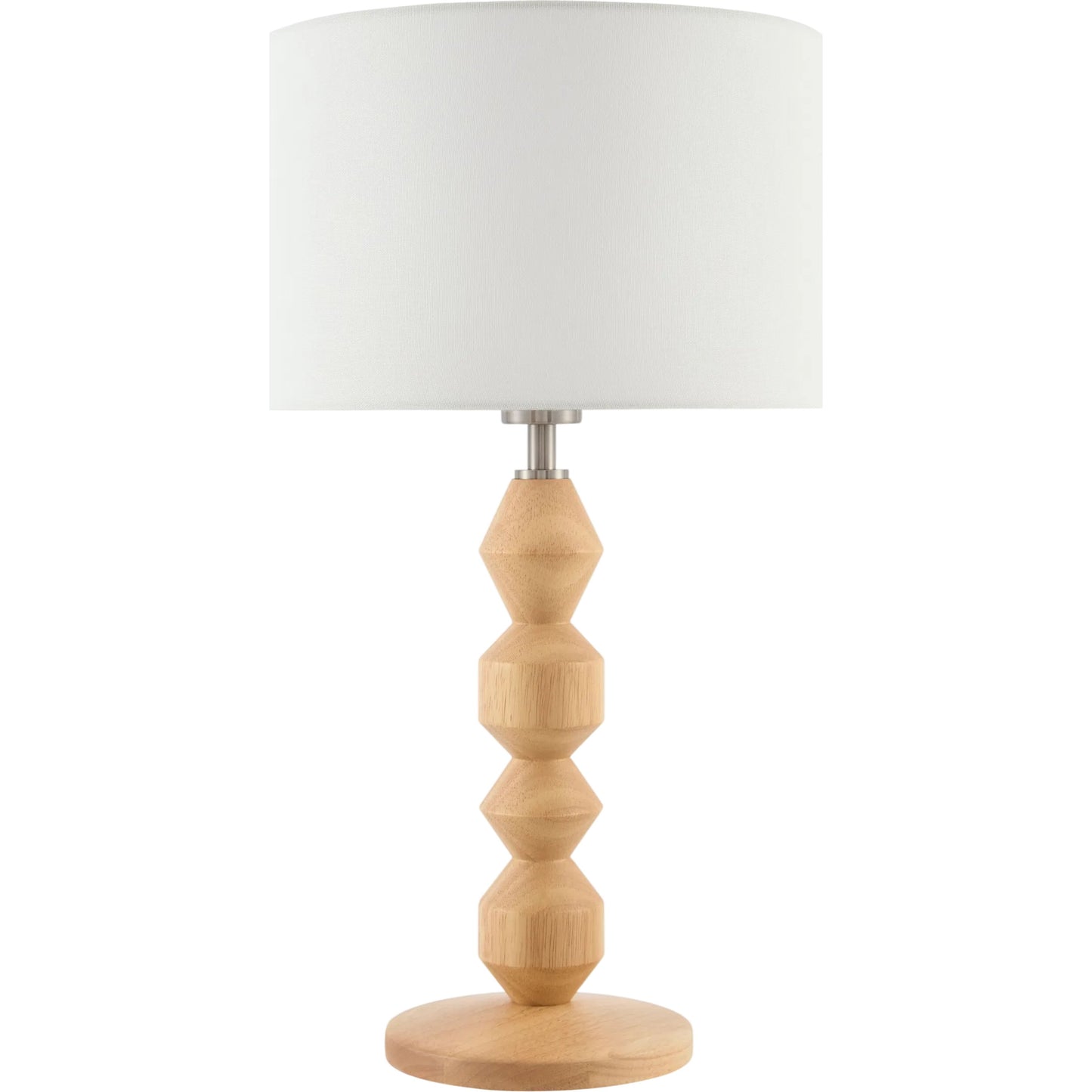 001 SI-2632897 | Primary Silo | Velorian Accent Table Lamp by Livabliss in painted. Made from rubber wood, linen in a unique style.