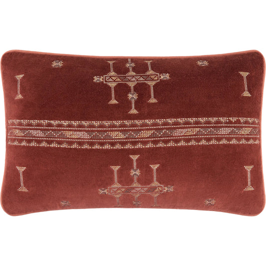Velour Pillow - 493881 by Surya. Made from unique in a traditional style.