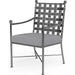 Provence Outdoor Dining Chair by Sunset West. Made from wrought iron in a modern style.
