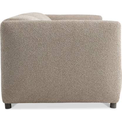 Luc Fabric Power Motion Sofa by Bernhardt in brown. Made from fabric in a transitional style.
