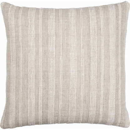 Vermont Pillow - 481785 by Surya in taupe, ivory. Made from linen, cotton in a modern style.
