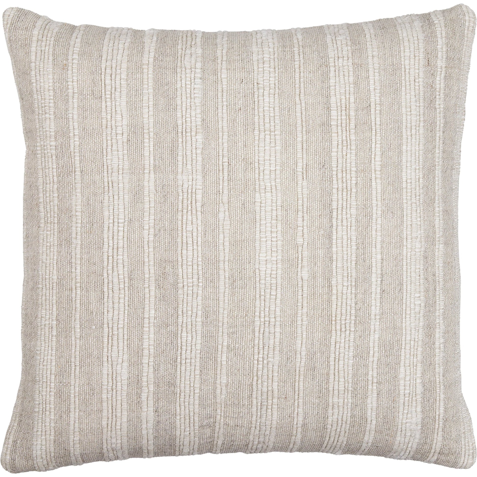 Vermont Pillow - 481785 by Surya in taupe, ivory. Made from linen, cotton in a modern style.