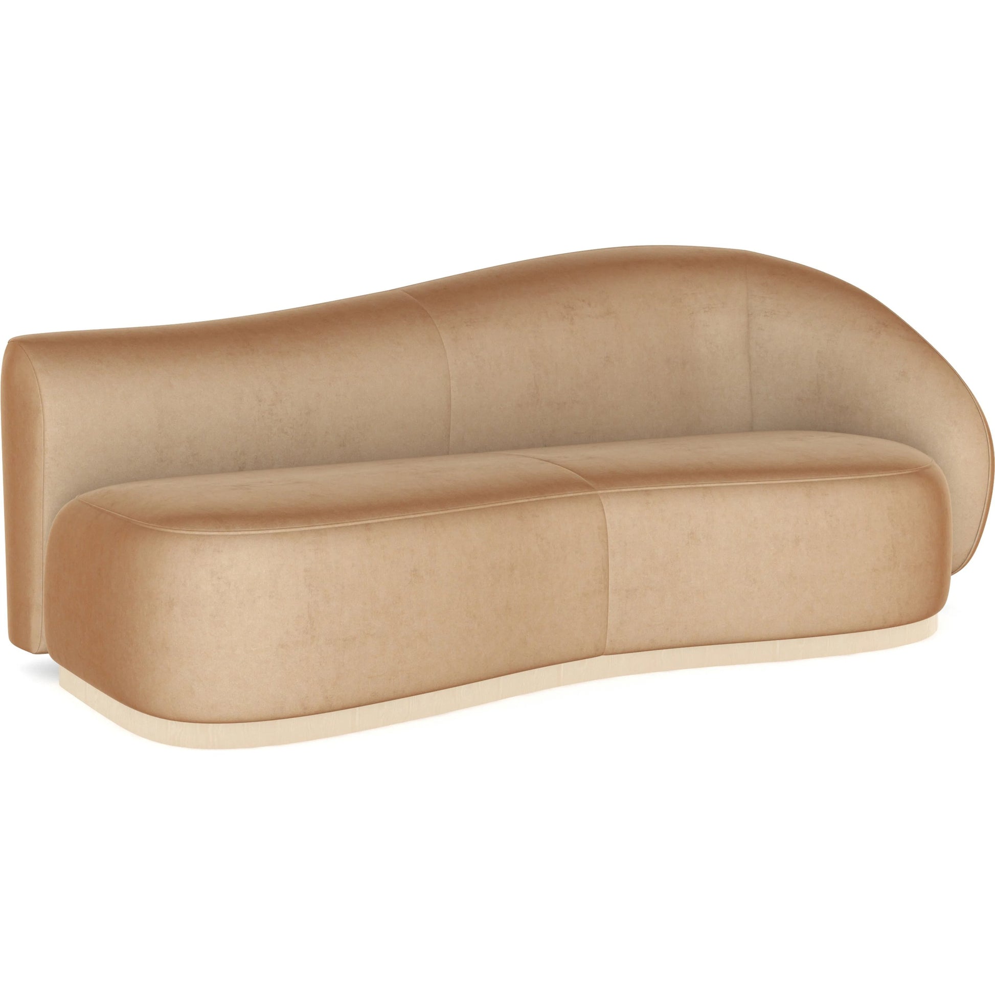 Kalahari Sofa by Caracole in camel and sparkling argent. Made from unique in a transitional style.