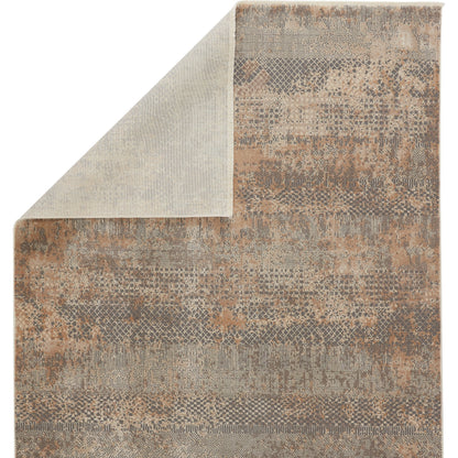 Vienne VNE11 Rug by Jaipur Living in gray, tan. Made from 53% polyester 47% viscose in a unique style.
