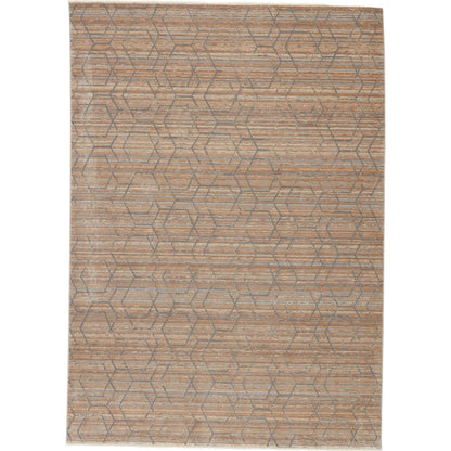 Vienne VNE12 Rug by Jaipur Living in tan, gray. Made from 53% polyester 47% viscose in a unique style.