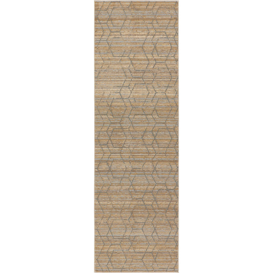 Vienne VNE12 Rug by Jaipur Living in tan, gray. Made from 53% polyester 47% viscose in a unique style.