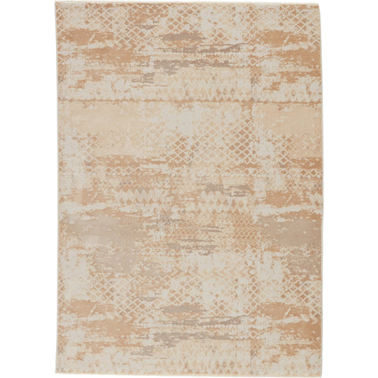 Vienne VNE15 Rug by Jaipur Living in gold, white. Made from 53% polyester 47% viscose in a unique style.