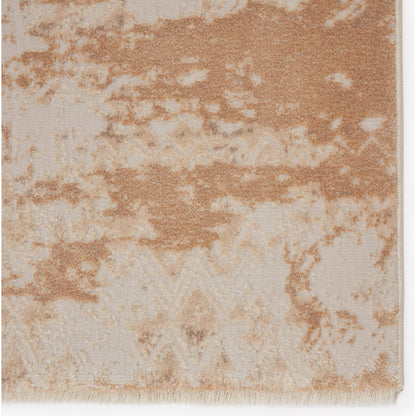 Vienne VNE15 Rug by Jaipur Living in gold, white. Made from 53% polyester 47% viscose in a unique style.