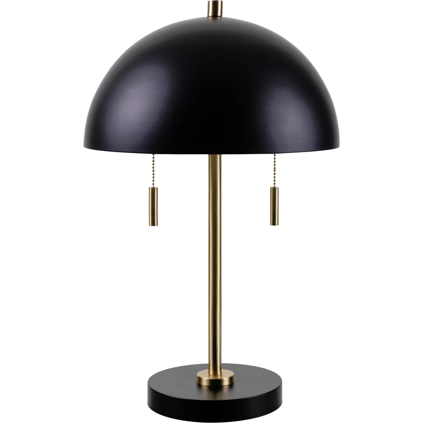 001 SI-2168140 | Primary Silo | Vienne Accent Table Lamp.- 531761 by Livabliss in body: black, shade (outside): black, shade (inside): gold, finial: metallic - brass, harp: metallic - brass, cord: translucent and coloredplated. Made from iron, metal, polye