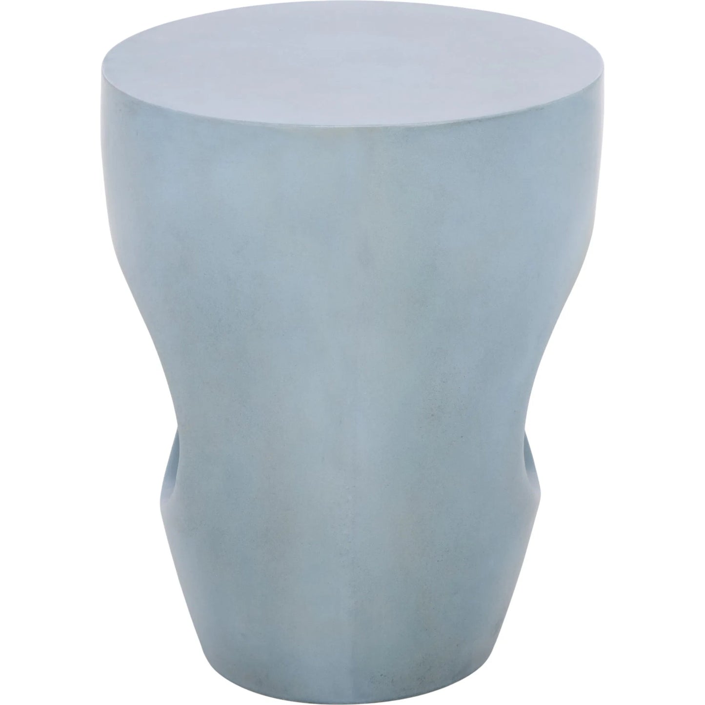002 SI-2630271 | Additional Silo | Allegan Accent Stool by HedgeApple Essentials in powder blue. Made from concrete in a unique style.