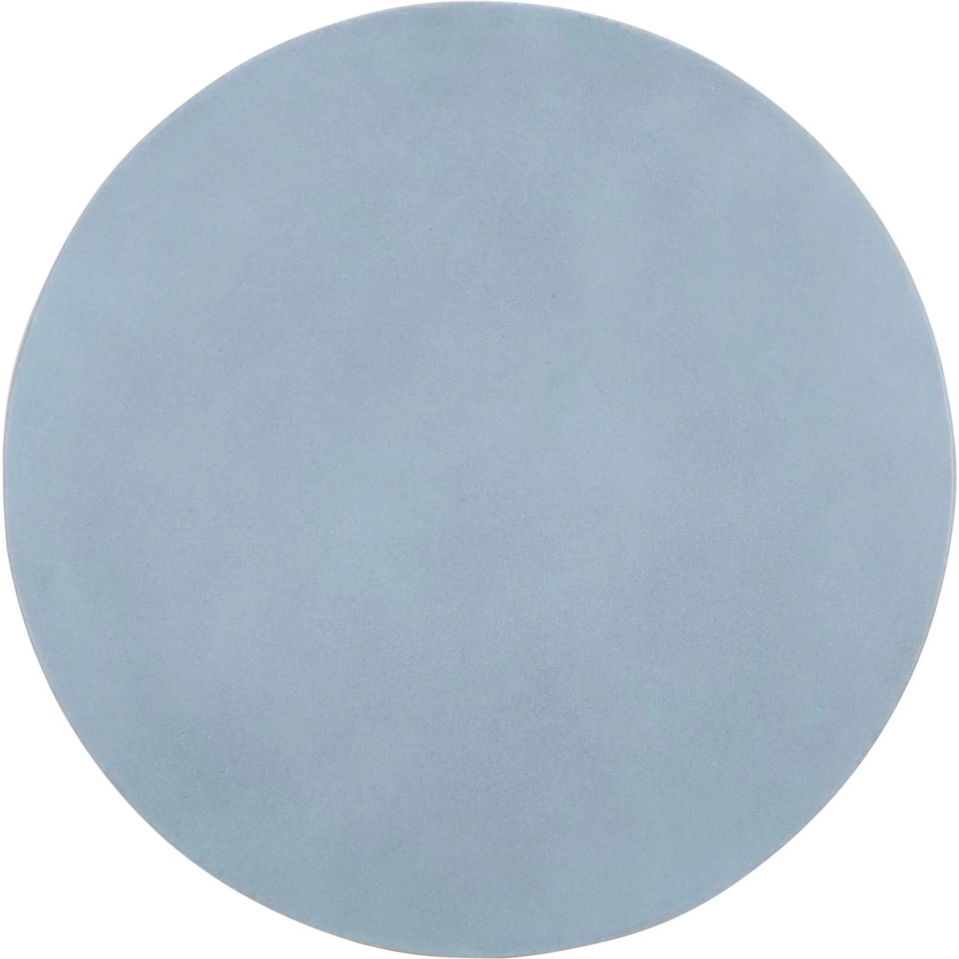 Allegan Accent Stool by HedgeApple Essentials in powder blue. Made from concrete in a unique style.