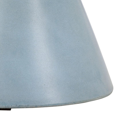Hillsborough Accent Stool by HedgeApple Essentials in powder blue. Made from concrete in a unique style.
