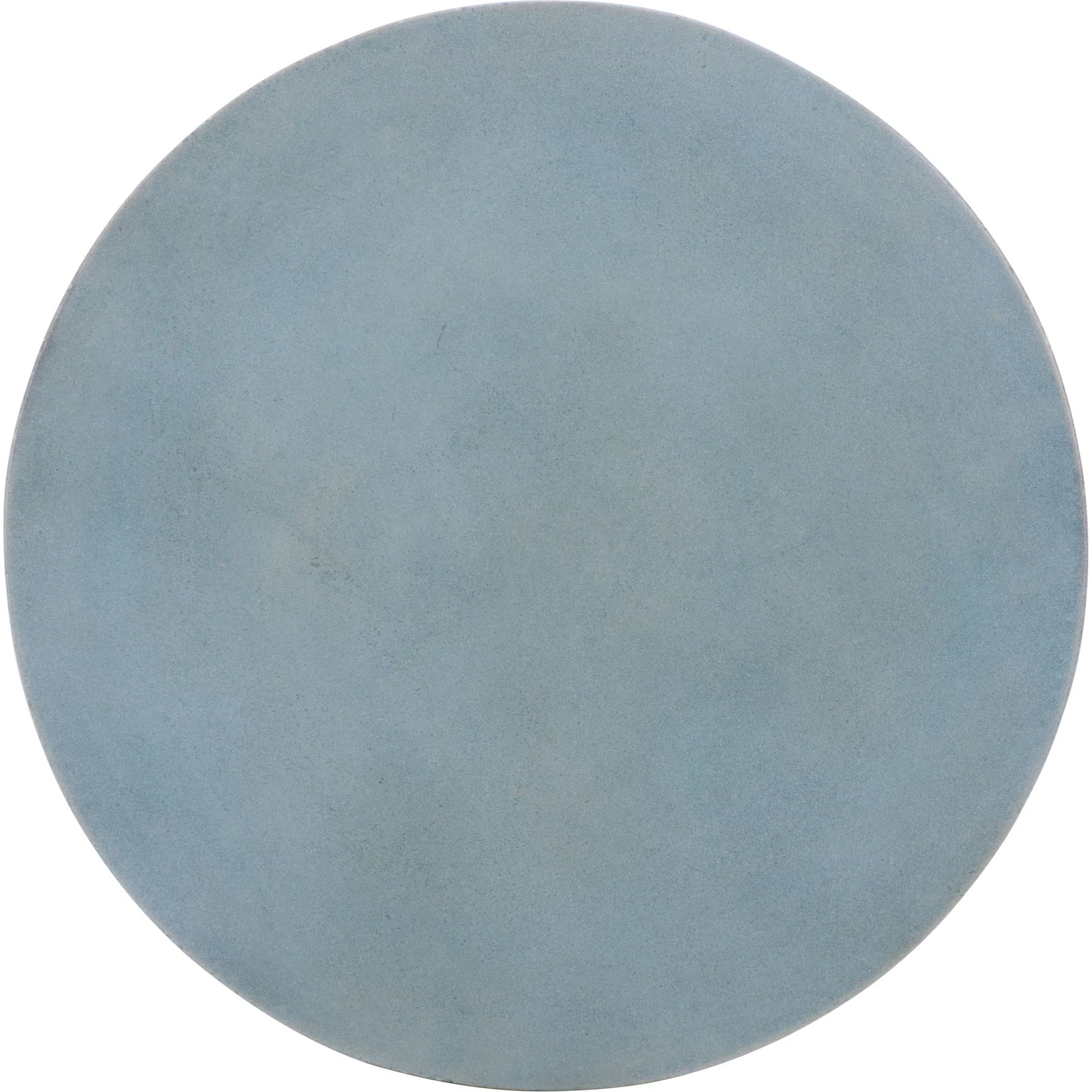 Hillsborough Accent Stool by HedgeApple Essentials in powder blue. Made from concrete in a unique style.
