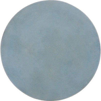 Hillsborough Accent Stool by HedgeApple Essentials in powder blue. Made from concrete in a unique style.