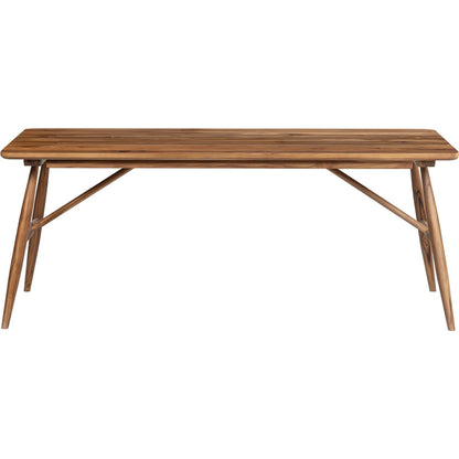 Vineyard Outdoor - Dining Table by LH Imports in brown and brown. Made from teak wood in a transitional style.