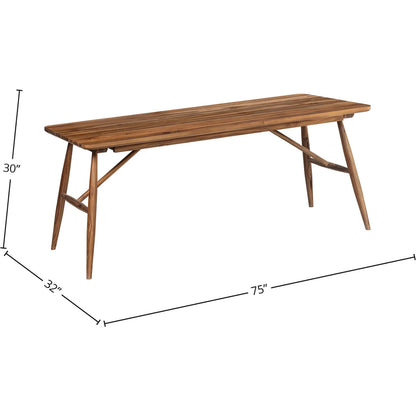 Vineyard Outdoor - Dining Table by LH Imports in brown and brown. Made from teak wood in a transitional style.