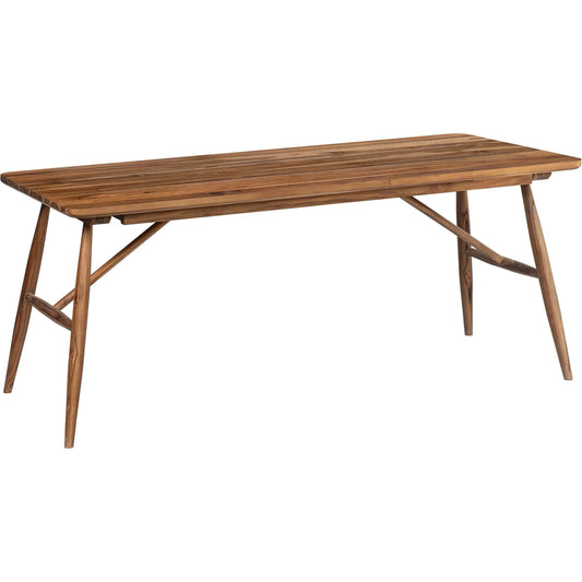 Vineyard Outdoor - Dining Table by LH Imports in brown and brown. Made from teak wood in a unique style.