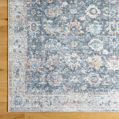 Vinny Rug - 487083 by Livabliss in black, denim, rust, pale blue, grass green, dark brown. Made from face: 100% chenille-polyester, warp: 97% cotton, 3% polyester in a unique style.