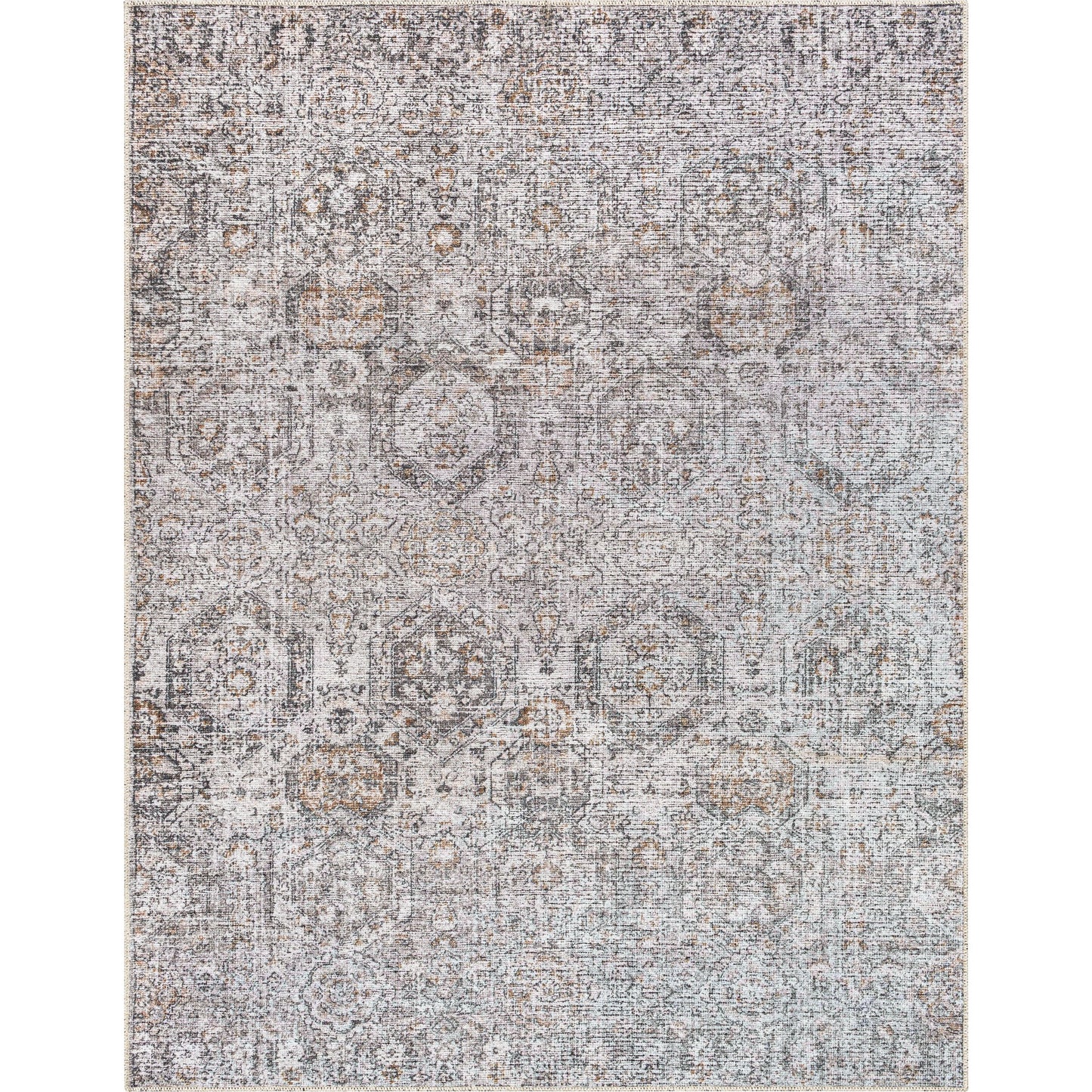 000 SI-2051383,SI-2051384 | Primary Silo | Vinny VNY-2309 Rug by Livabliss in light gray, black, amber, light beige, gray, white. Made from face: 100% chenille-polyester, warp: 97% cotton, 3% polyester in a unique style.