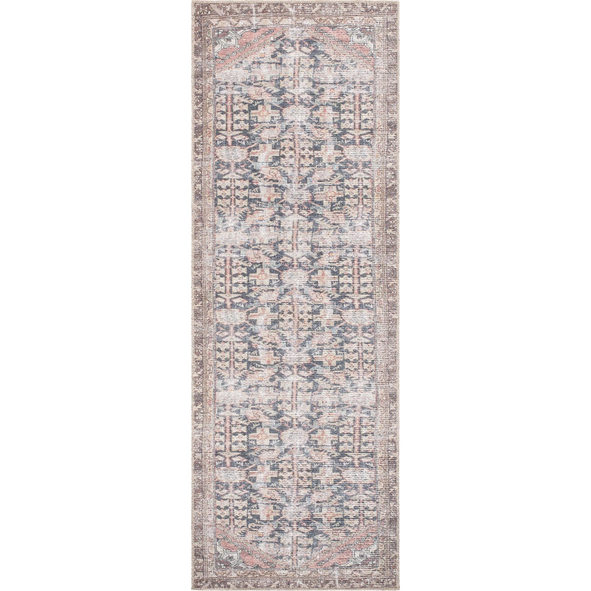 Vinny 533595 Rug by Livabliss in black, cream, brown, dark brown, blue, beige. Made from polyester in a unique style.
