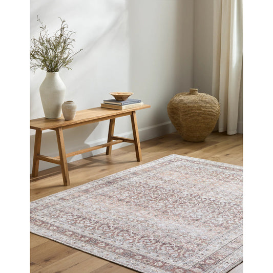 Vinny 533619 Rug by Livabliss in brown, beige, cream, black, medium gray, olive. Made from polyester in a unique style.