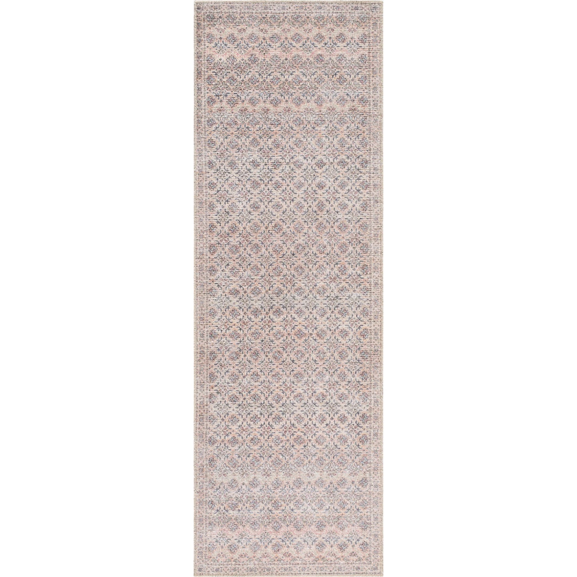 Vinny Rug - 533642 by Livabliss in beige, charcoal, gray, cream, burnt orange. Made from polyester in a unique style.