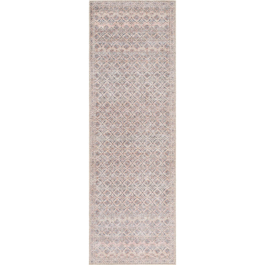 Vinny Rug - 533642 by Livabliss in beige, charcoal, gray, cream, burnt orange. Made from polyester in a unique style.
