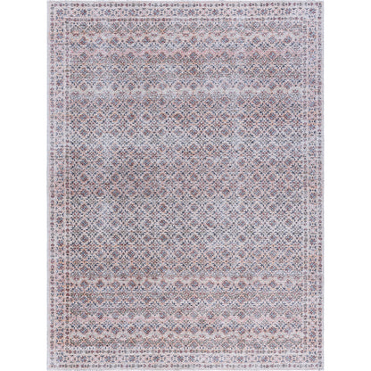 Vinny Rug - 533642 by Livabliss in beige, charcoal, gray, cream, burnt orange. Made from polyester in a unique style.