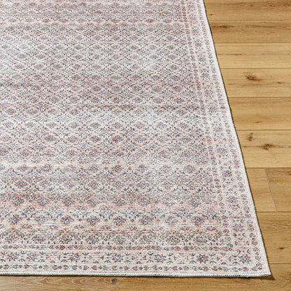 Vinny Rug - 533642 by Livabliss in beige, charcoal, gray, cream, burnt orange. Made from polyester in a unique style.