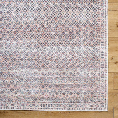 Vinny Rug - 533642 by Livabliss in beige, charcoal, gray, cream, burnt orange. Made from polyester in a unique style.