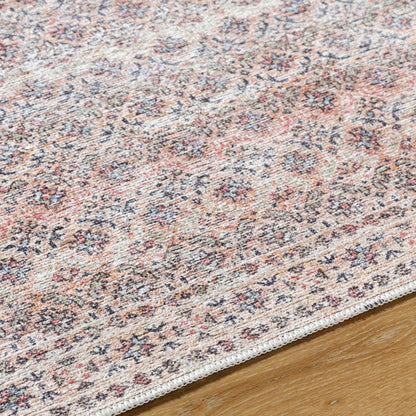 Vinny Rug - 533642 by Livabliss in beige, charcoal, gray, cream, burnt orange. Made from polyester in a unique style.