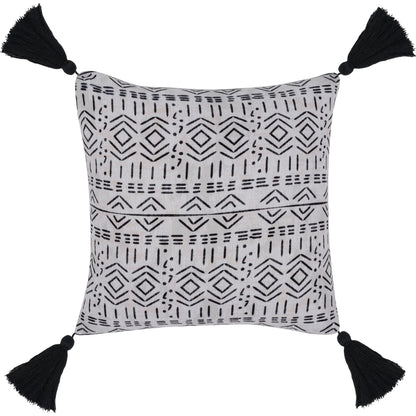 Zambia Performance Fabric Throw Pillow by Villa by Classic Home in natural. Made from 100% polyester in a unique style.