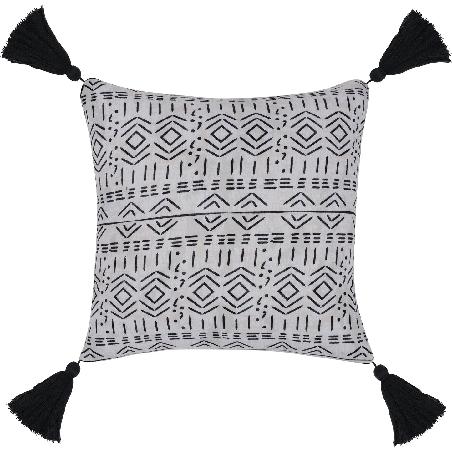 001 SI-2537969 | Primary Silo | Zambia Performance Fabric Throw Pillow by Villa by Classic Home in natural. Made from 100% polyester in a unique style.