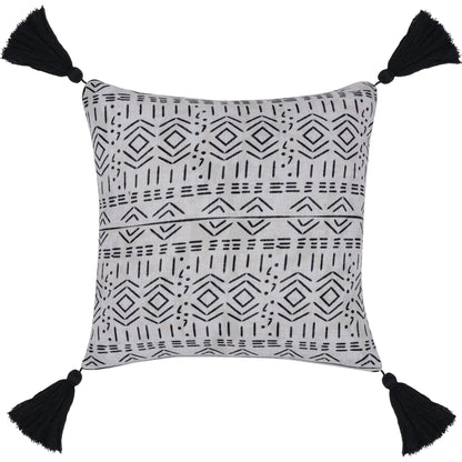 Zambia Performance Fabric Throw Pillow by Villa by Classic Home in natural. Made from 100% polyester in a unique style.