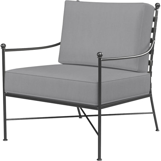 Provence Outdoor Club Chair by Sunset West. Made from wrought iron in a modern style.