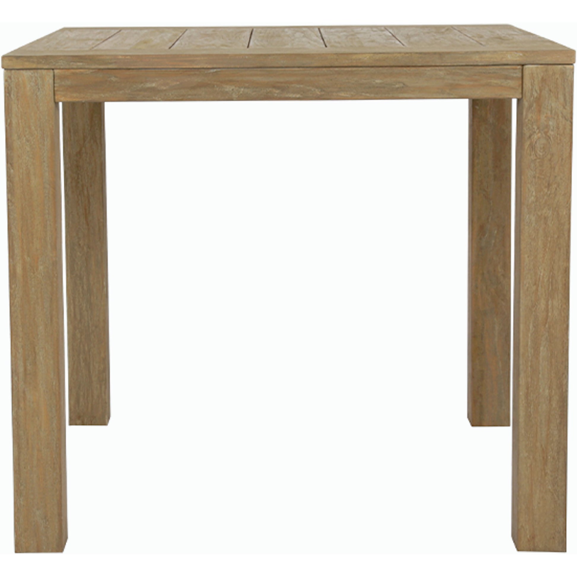 Coastal Outdoor Teak End Table by Sunset West in teak. Made from teak in a modern style.
