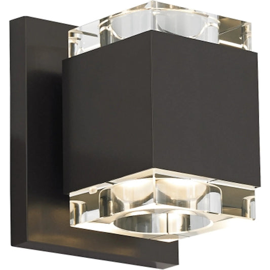 Voto Wall Square Sconce by Visual Comfort & Co. in white. Made from aluminum in a unique style.