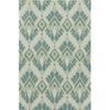 Blue, Yellow, Aqua / 2'6" x 8'