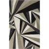 Medium Gray, Ivory, Ink Blue, Dusty Sage, Black / 2' x 3'