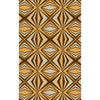 Dark Brown, Mustard, Tan, Wheat / 2' x 3'