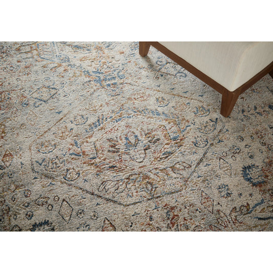 Kaia Transitional Rug - 39GJF by Feizy in tan, orange, red. Made from unique in a unique style.